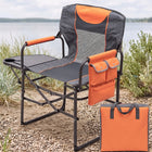 Camping Directors Chair, Heavy Duty,Oversized Portable Folding Chair with Side Table, Pocket for Beach, Fishing,Trip,Picnic,Lawn Blue - 1