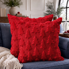 Christmas Pillow Covers 18x18 – Decorative Set of 2 - 1