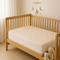 Premium Waterproof Bamboo Terry Crib Mattress Protector - Ultra-Soft 9" Deep Pocket Cover with Silent Protection