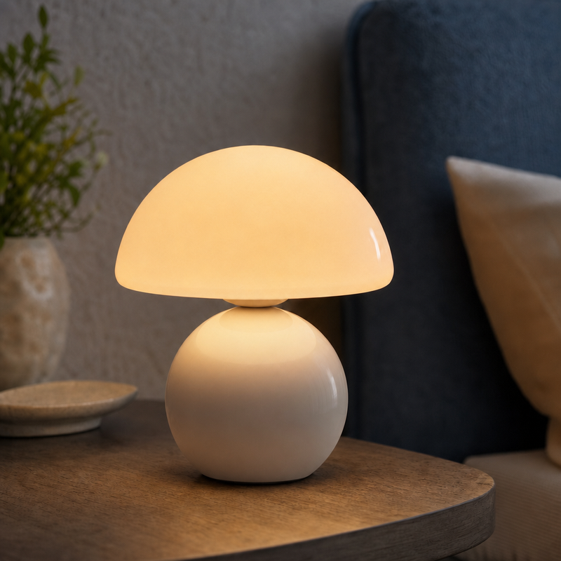 MUSHROOM LAMP – CORDLESS, RECHARGEABLE & TOUCH-DIMMABLE - 1