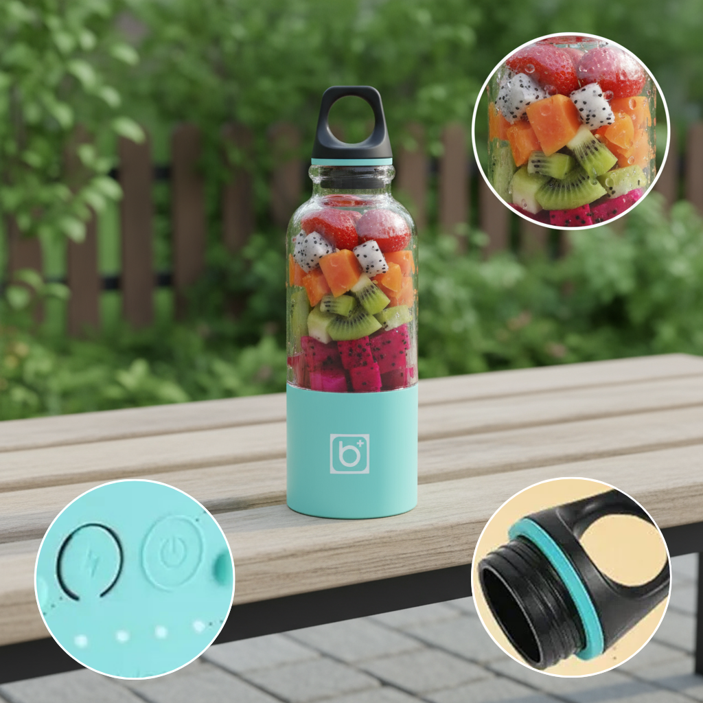 SUB Battery Rechargeable Juicer Household Small Portable Fruit Electric Juicer Cup Juice Maker Mini Multifunctional Fried Juice One Piece Juicing