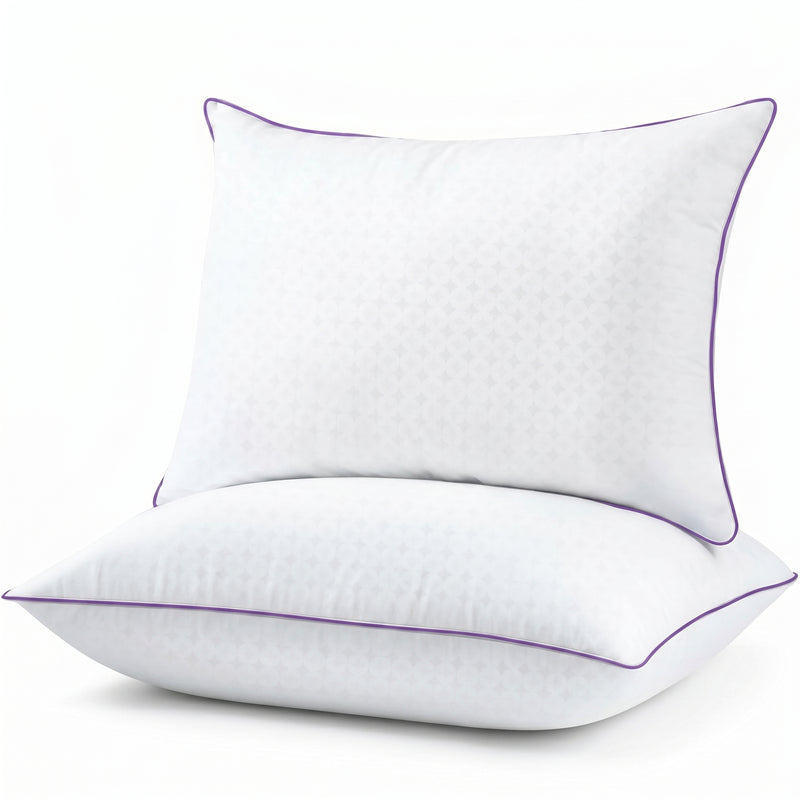 Down Alternative Pillows – Hotel Quality, Medium Support 2, 4 And 6 Pack - 1