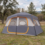 5–8 PERSON FAMILY DOME CAMPING TENT – WATERPROOF OUTDOOR TENT WITH RAINFLY & CARRY BAG - 1