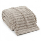 Throw Blanket – Soft, Lightweight Ribbed Design - 1