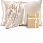 Mulberry Silk Pillowcases, Set of 2 – Standard, Queen & King - 1