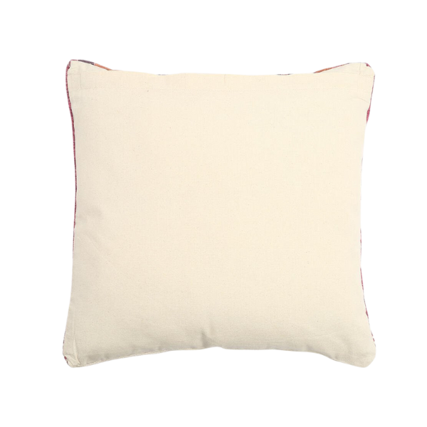 Premium  20" Magenta Beige and Rust Handmade Southwestern Indoor Outdoor Throw Pillow Cover