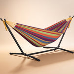 Double Hammock with Steel Stand – Indoor & Outdoor Comfort - 1