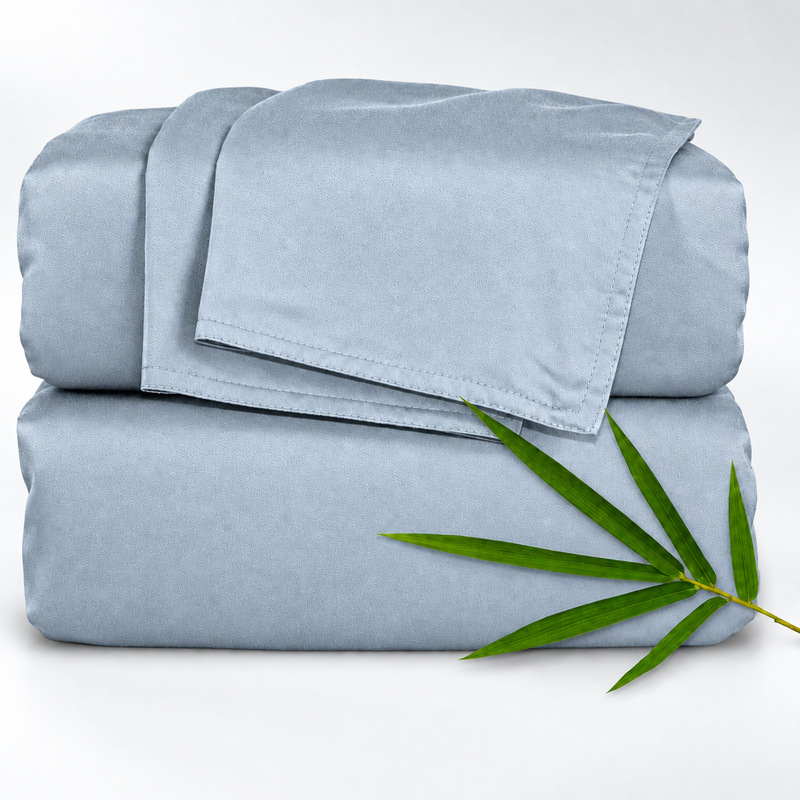 Bamboo Cooling Sheets – 300TC Viscose Sateen Sheet Set - 1