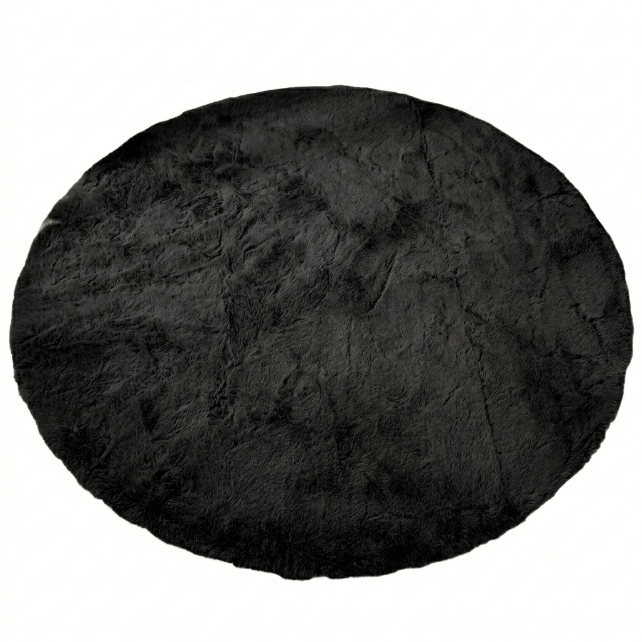 Faux Rabbit Fur Shaggy Rug – Ultra Soft Fluffy Machine Washable Area Rug for Bedroom, Living Room & Teen Room - 1