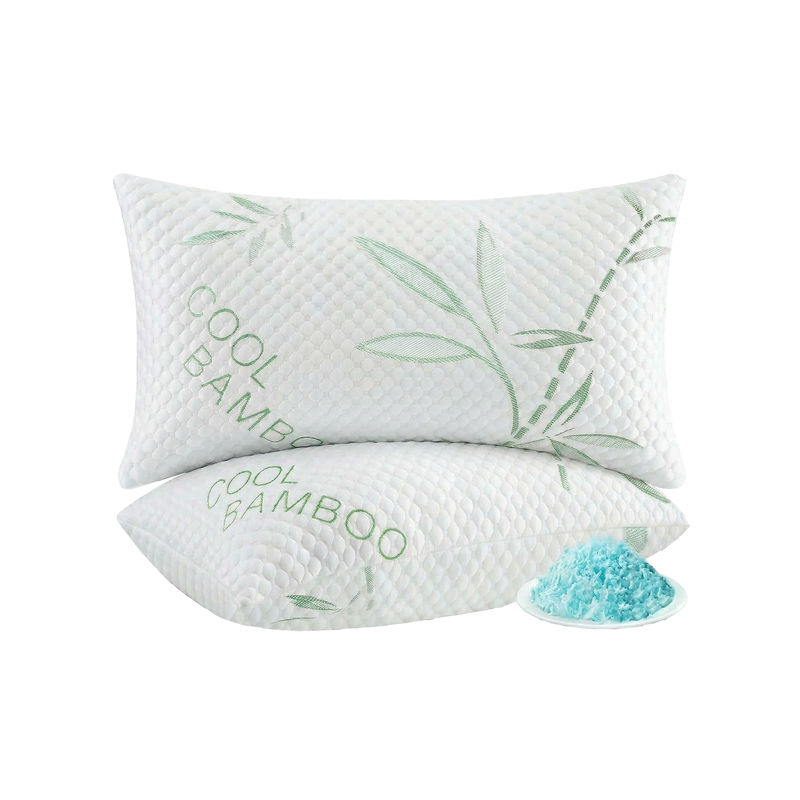 Premium Bamboo and Memory Foam Pillow – Ergonomic, Adjustable & Hypoallergenic Sleep Support - 1
