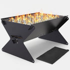 Portable Folding Charcoal Grill & Campfire Fire Pit - 1