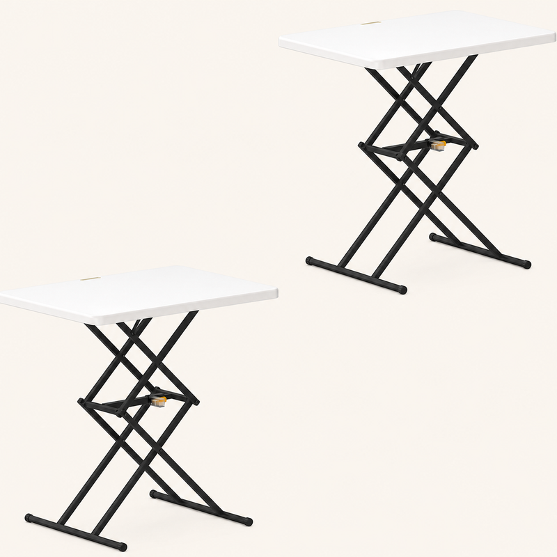 Foldable Table & Step Stool – Heavy-Duty, Portable, Adjustable Height, Indoor/Outdoor Use - 1