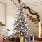 PRE LIT CHRISTMAS TREE – COLOR CHANGING LED LIGHTS WITH REMOTE CONTROL - 1