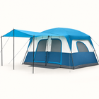8-10 Person Instant Cabin Camping Tent with Room Divider & Rainfly - 1