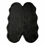 Faux Rabbit Fur Shaggy Rug – Ultra Soft Fluffy Machine Washable Area Rug for Bedroom, Living Room & Teen Room - 1