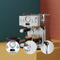 PlumChef Espresso Machine 20 Bar Professional Compact Household Coffee Espresso Maker with Milk Frother Steam Wand Pressure Gauge 60oz Water Tank Low Noise and Fast Coffee Machine for Cappuccino Latte