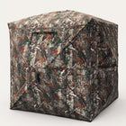 Hunting Blind with Floor Mat, 360 Degree See Through Ground Blind with Carrying Bag, 2/3/4 Person Pop Up Camouflage Tent Portable Concealed Shelter - 1