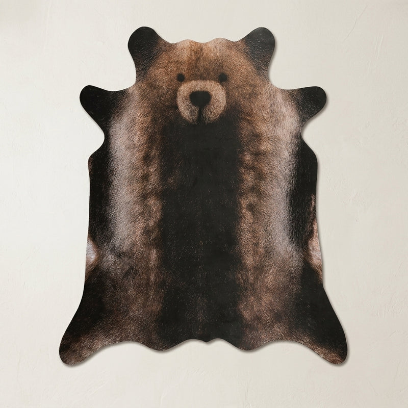 Faux Cowhide Rug – Animal Print Area Rug for Living Room, Bedroom & Office - 1