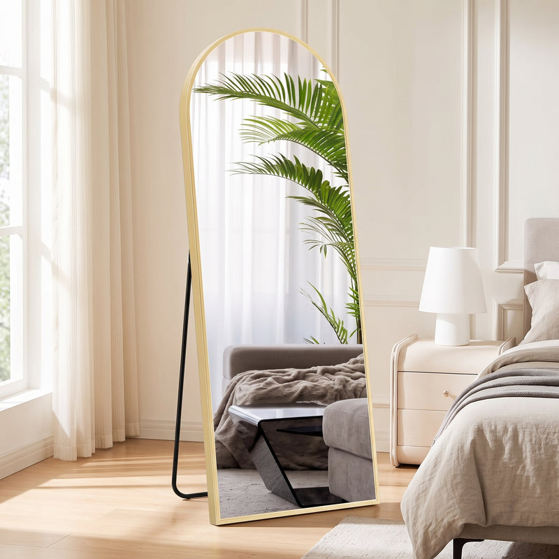 FULL LENGTH MIRROR – ARCHED STANDING & WALL-MOUNT DESIGN - 1
