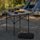 Aluminum Folding Camping Table – Portable Roll-Up with Carry Bag - 1