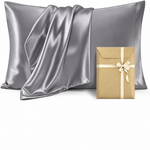 Mulberry Silk Pillowcases, Set of 2 – Standard, Queen & King - 1