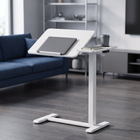 Adjustable Overbed Table With Wheels for Bed & Laptop - 1