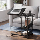 C-SHAPED END TABLE WITH CHARGING STATION – ADJUSTABLE HEIGHT - 1