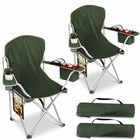 CAMPING CHAIRS – 2-PACK FOLDING CHAIRS WITH COOLER BAG - 1