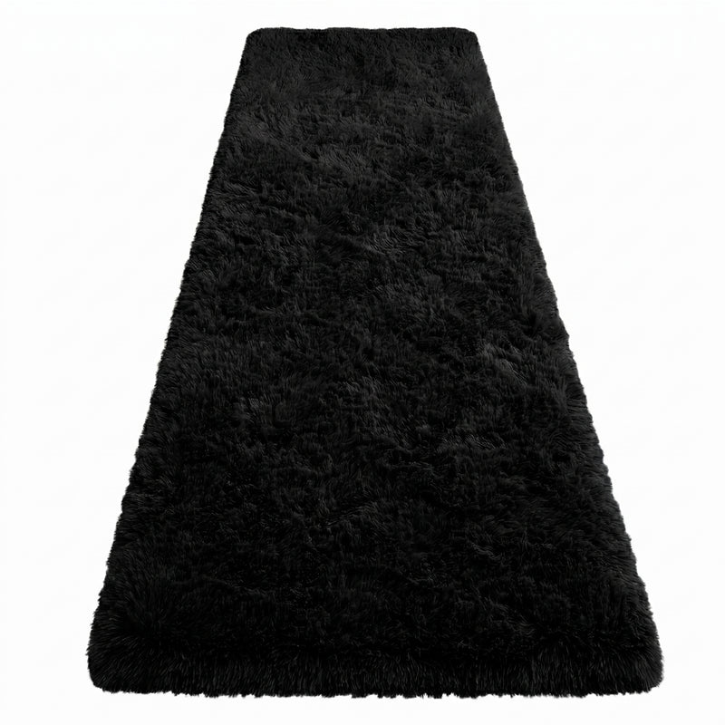 Faux Rabbit Fur Shaggy Rug – Ultra Soft Fluffy Machine Washable Area Rug for Bedroom, Living Room & Teen Room - 1