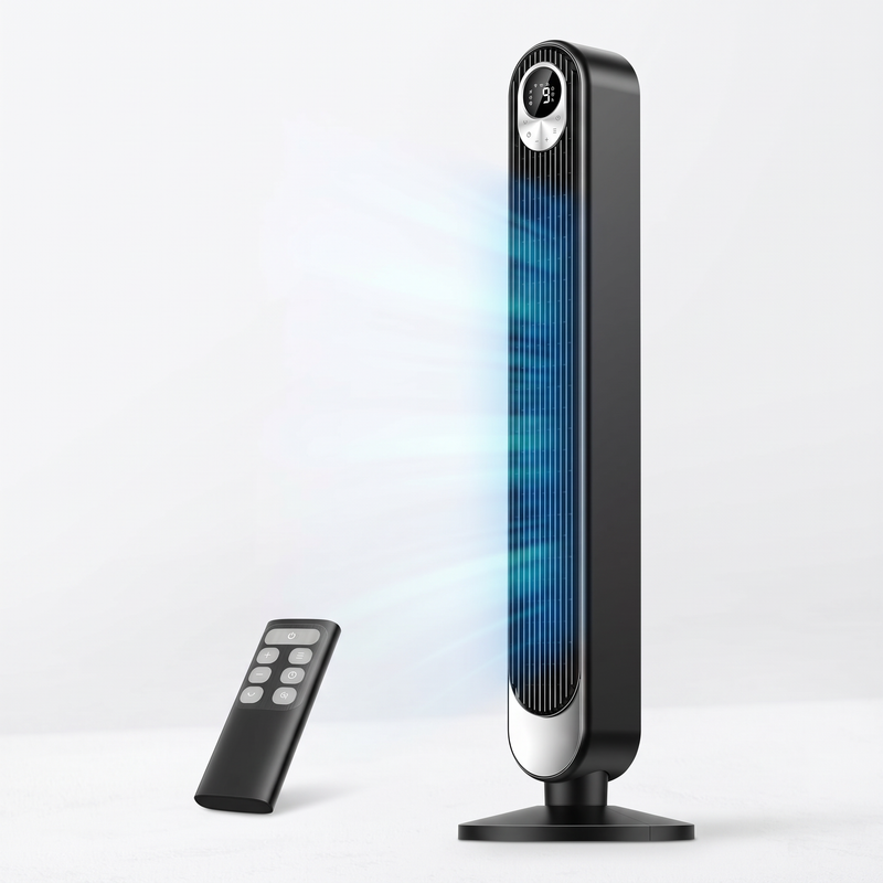 Tower Fan With Remote – 90° Oscillation, 36″ & 42″ - 1