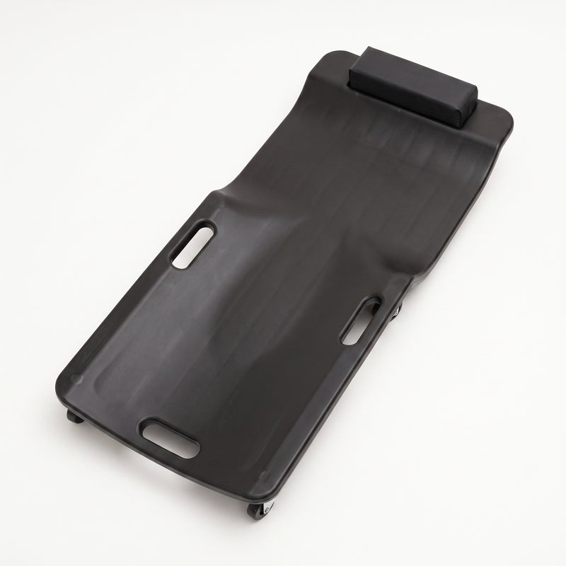 Low Profile Rolling Garage Creeper - Mechanic Creeper with Padded Headrest & Tool Trays, Under Car Roller for Automotive Repair, Rolling Car Creeper - 1