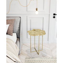 Lotus Side Table Gold