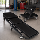 2-in-1 Convertible Z-Creeper Seat - Rolling Mechanic Creeper with Wheels, Under Dash Creeper & Garage Chair for Auto Repair, Low Profile Roller Seat - 1