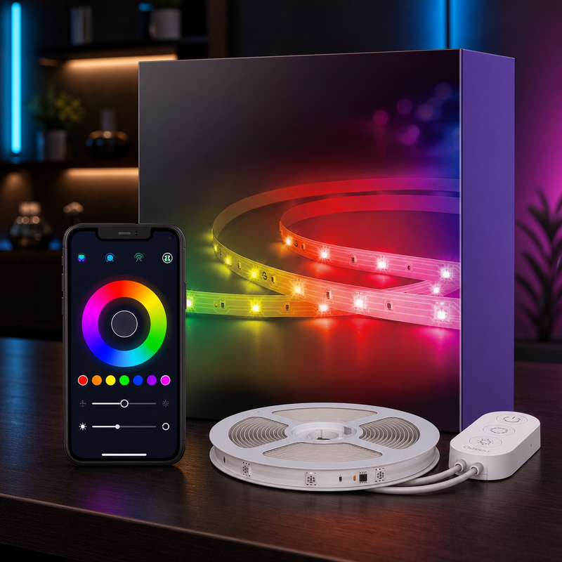 LED STRIP LIGHTS – RGBIC, APP CONTROL & MUSIC SYNC - 1