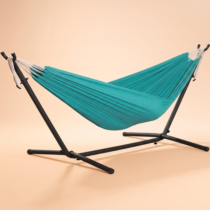 Double Hammock with Steel Stand – Indoor & Outdoor Comfort - 1
