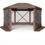 15x15 Pop-Up Gazebo Screen Tent – Large Outdoor Screen House with Mesh Walls & Carry Bag - 1