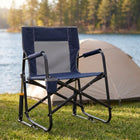 ROCKING CAMPING CHAIR – FOLD-FLAT CHAIR WITH CUP HOLDER - 1