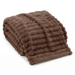 Throw Blanket – Soft, Lightweight Ribbed Design - 1