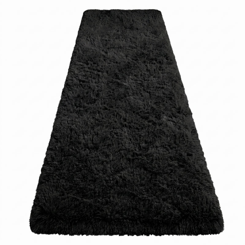 Faux Rabbit Fur Shaggy Rug – Ultra Soft Fluffy Machine Washable Area Rug for Bedroom, Living Room & Teen Room - 1