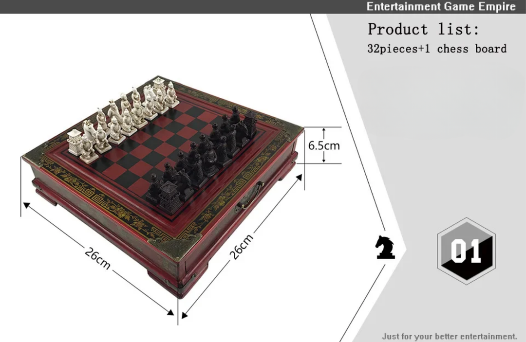 High end metal chess pieces, 38cm/15 inches, ebony wooden chessboard, providing foldable classic games for chess enthusiasts
