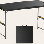 Foldable Table & Step Stool – Heavy-Duty, Portable, Adjustable Height, Indoor/Outdoor Use - 1