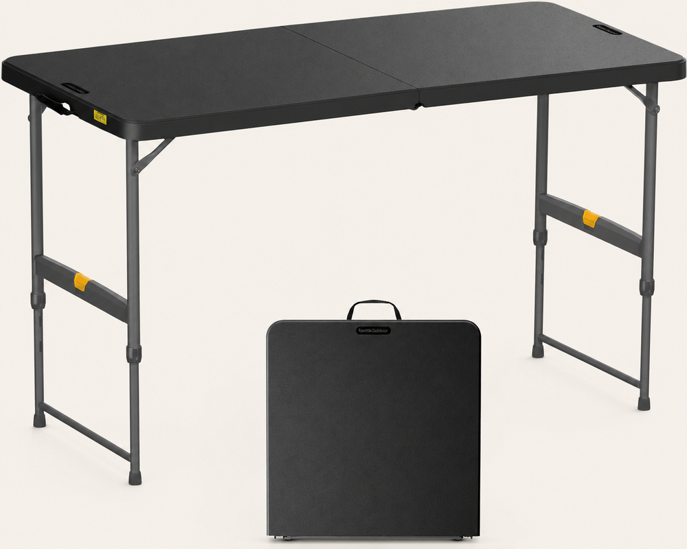 Foldable Table & Step Stool – Heavy-Duty, Portable, Adjustable Height, Indoor/Outdoor Use - 1