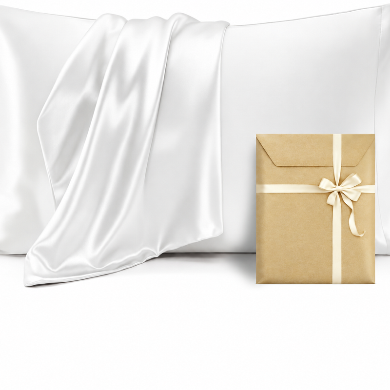 Pillowcases, Set of 2 – Viscose from Bamboo or Polyester Satin - 1
