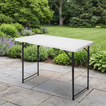 4 ft Adjustable Folding Camping Table - 1