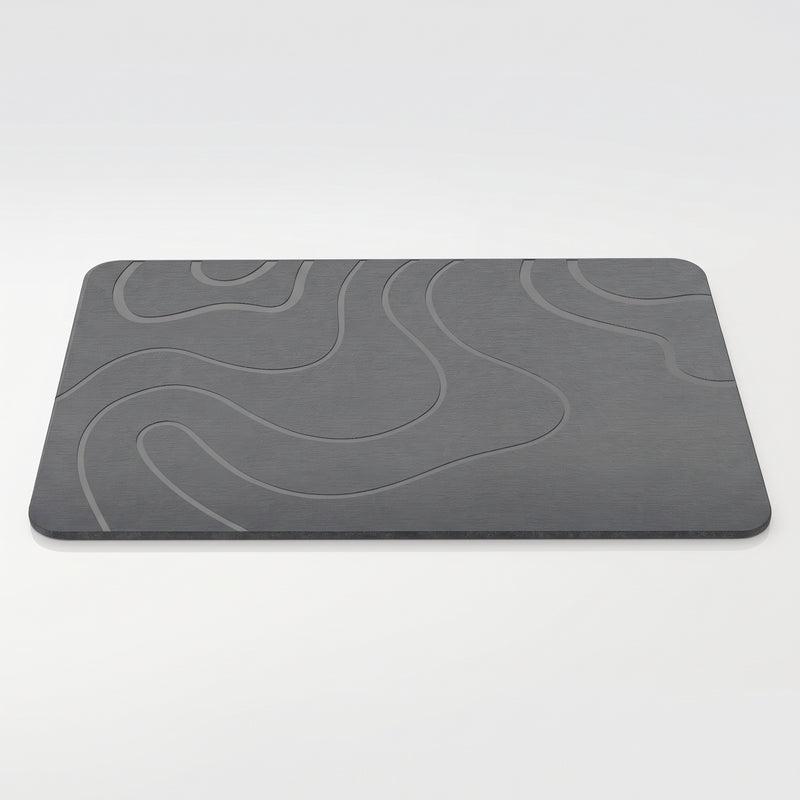 STONE BATH MAT – QUICK-DRY DIATOMACEOUS EARTH SHOWER MAT - 1