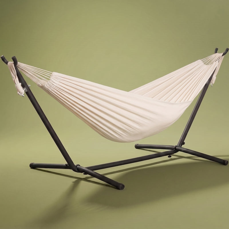 Double Hammock with Steel Stand – Indoor & Outdoor Comfort - 1