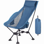 Ultra-Compact High Back Folding Camping Chair – Lightweight & Portable - 1