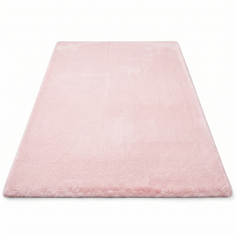Faux Rabbit Fur Shaggy Rug – Ultra Soft Fluffy Machine Washable Area Rug for Bedroom, Living Room & Teen Room - 1