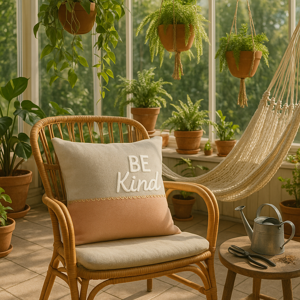 20" Natural and Coral Hand Woven Text Indoor Outdoor Throw Pillow Cover With Embroidery