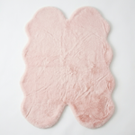 Faux Rabbit Fur Shaggy Rug – Ultra Soft Fluffy Machine Washable Area Rug for Bedroom, Living Room & Teen Room - 1
